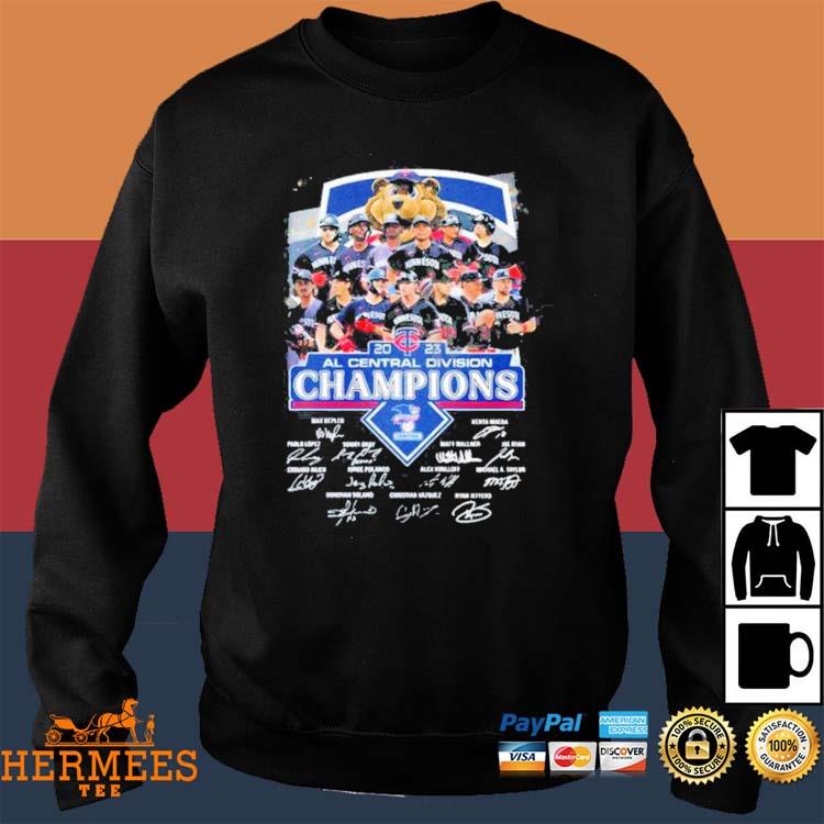 Official AL Central Division Champions 2023 Minnesota Twins Mascot shirt,  hoodie, sweater, long sleeve and tank top