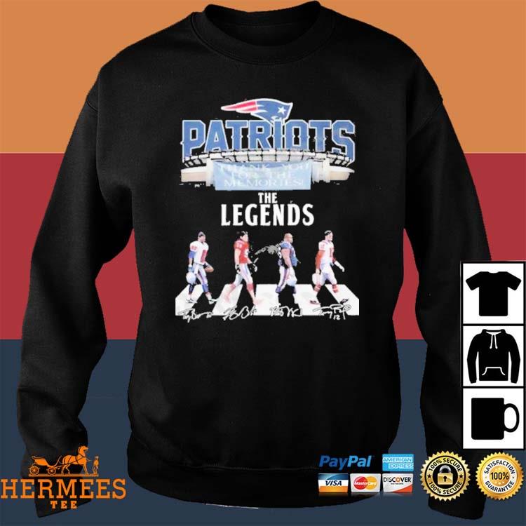 New England Patriots Abbey Road signatures shirt, hoodie, sweater, long  sleeve and tank top