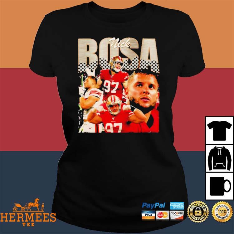 49ers Nick Bosa San Francisco Football T-Shirt - Ink In Action