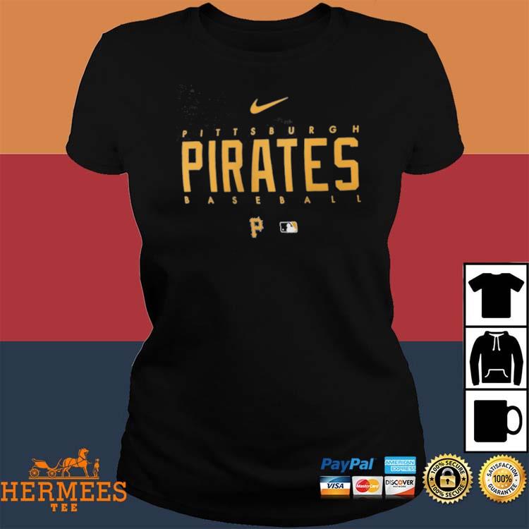 Nike Pittsburgh Pirates Black Logo Legend Short Sleeve T Shirt