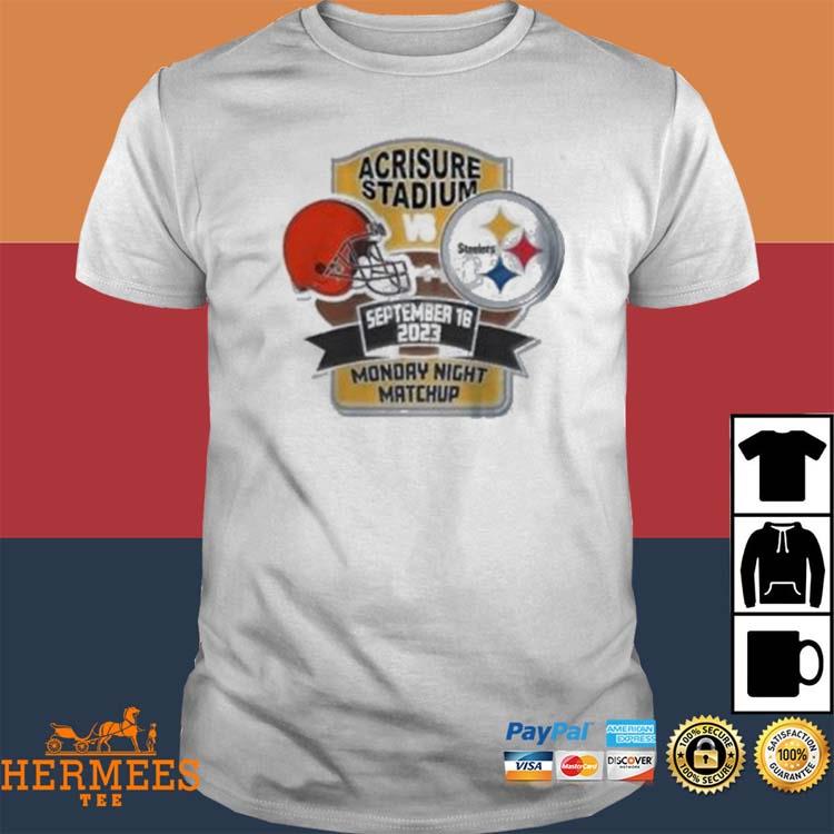 Official Pittsburgh Steelers vs. Cleveland Browns Monday Night Matchup  September 18 2023 Shirt, hoodie, tank top, sweater and long sleeve t-shirt