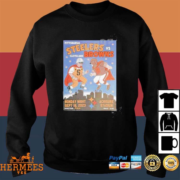 Pittsburgh Steelers vs. Cleveland Browns Sept 18, 2023 Monday Night Shirt,  hoodie, sweater, long sleeve and tank top