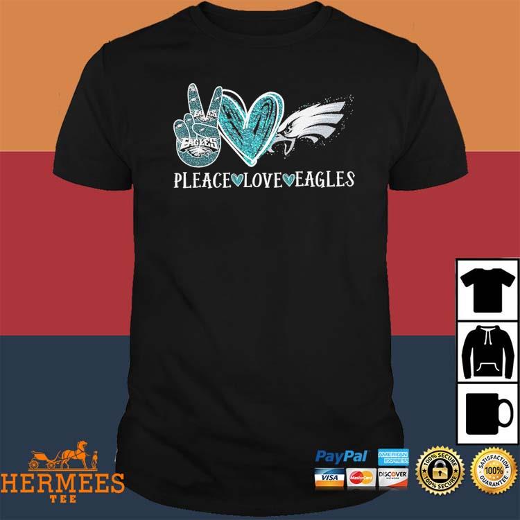 Philadelphia Eagles Heart T-Shirt For Women - Personalized Gifts