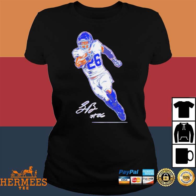 Official Saquon barkley superstar pose signature T-shirt, hoodie, tank top,  sweater and long sleeve t-shirt