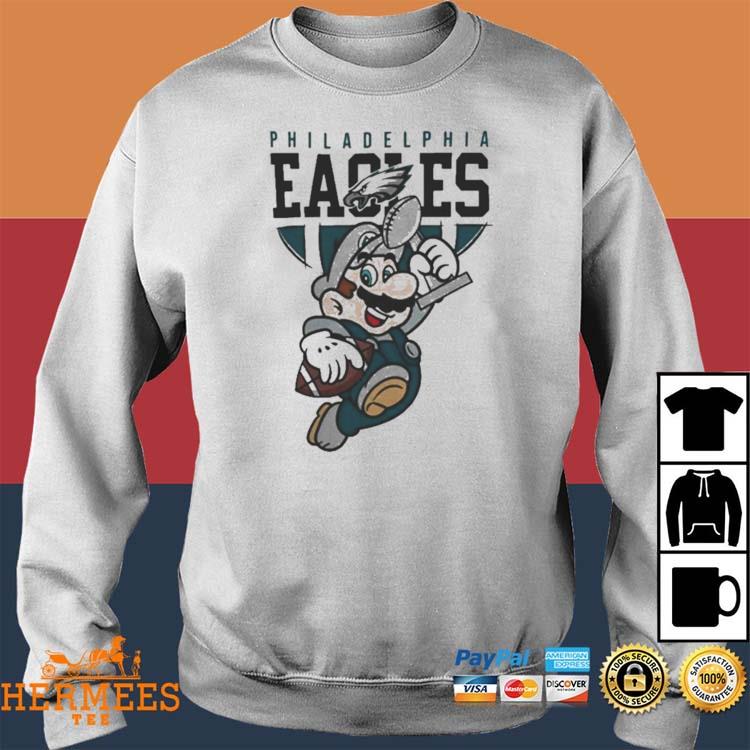 Super Mario Bros x Philadelphia Eagles Football Game Day shirt