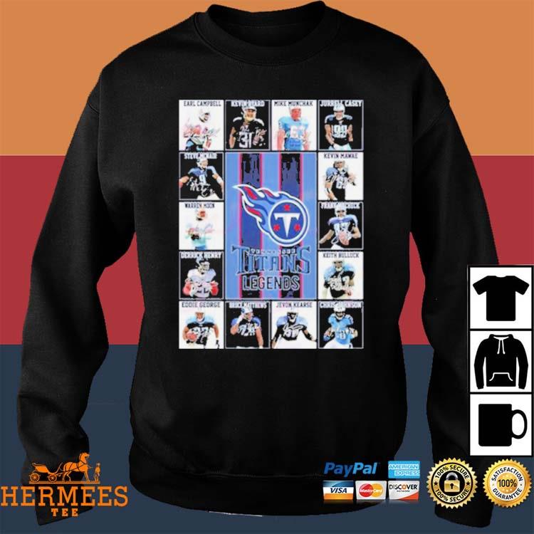 Tennessee Titans Legends Players Signatures 2023 T-shirt,Sweater, Hoodie,  And Long Sleeved, Ladies, Tank Top