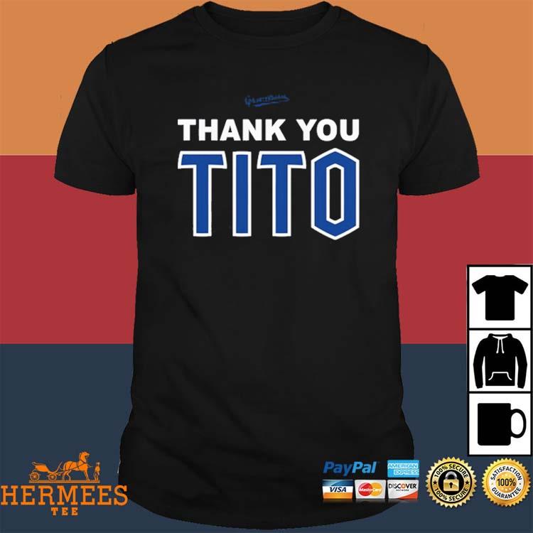 Terry Francona Thank You Tito Shirt