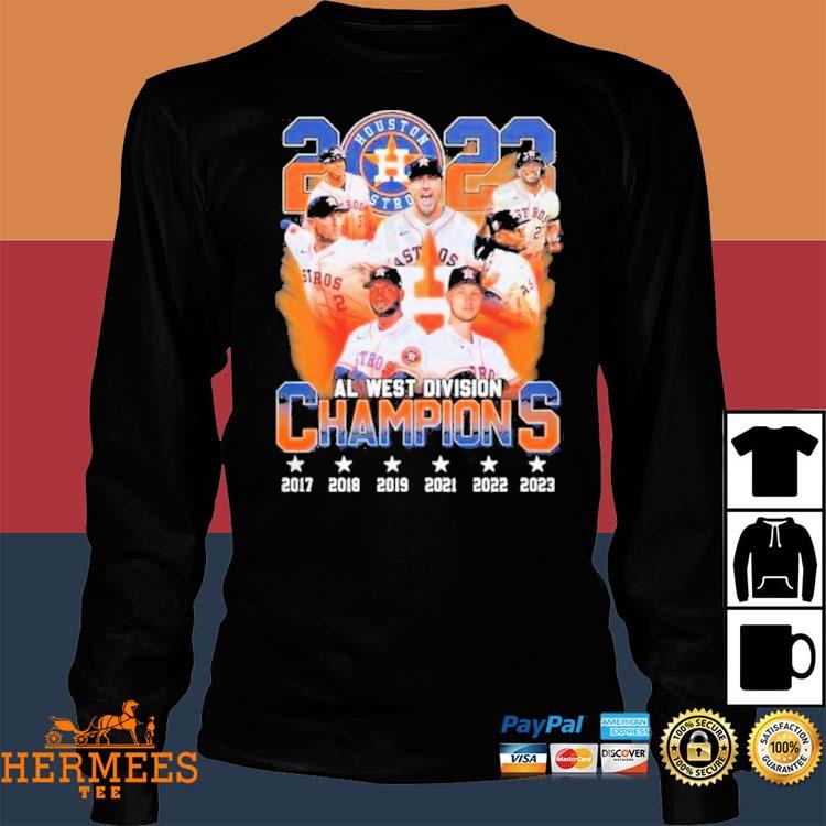 Houston Astros Al West Division Champions 2017 2022 2023 Shirt, hoodie,  sweater, long sleeve and tank top