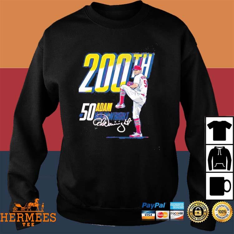 Official Adam Wainwright 200th Wins Shirt, hoodie, sweater and