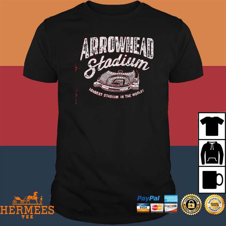 Arrowhead Loudest Stadium Red T-Shirt