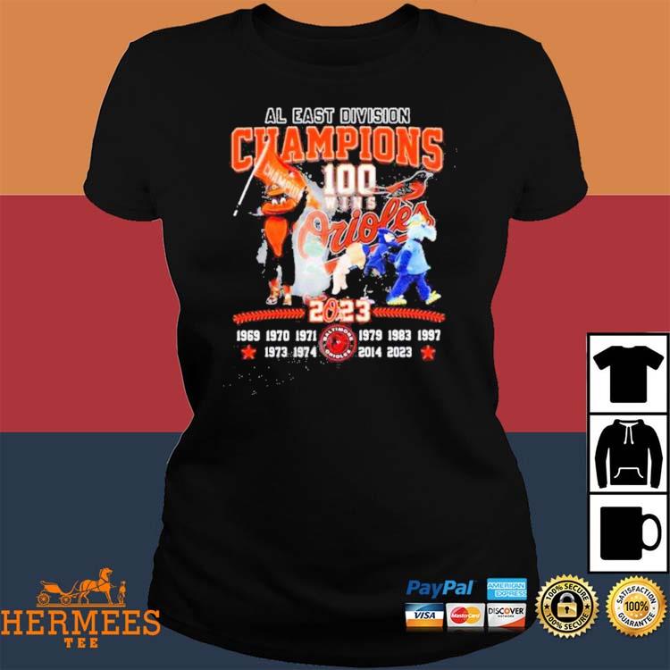 Baltimore Orioles 100 Wins AL East Division Champions 2023 Shirt, hoodie,  sweater and long sleeve