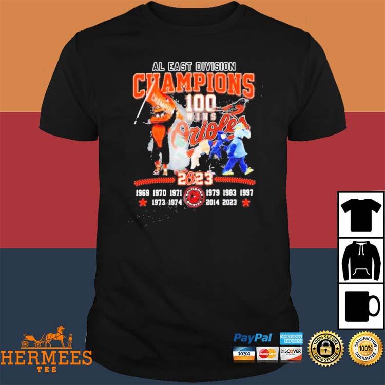 Baltimore Orioles 100 Wins AL East Division Champions 2023 Shirt, hoodie,  sweater, long sleeve and tank top