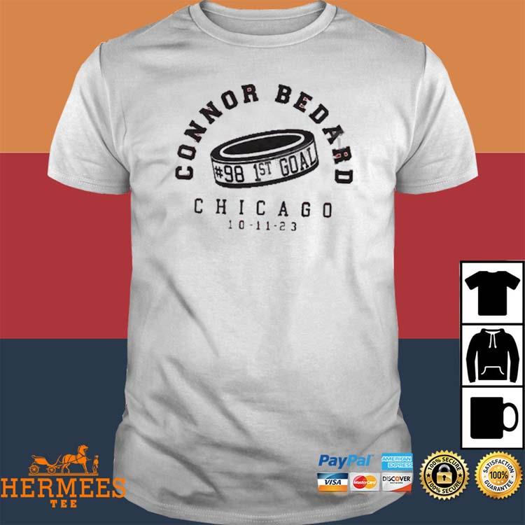 Chicago Blackhawks Connor Bedard 1st Goal Shirt, hoodie, sweater, long  sleeve and tank top