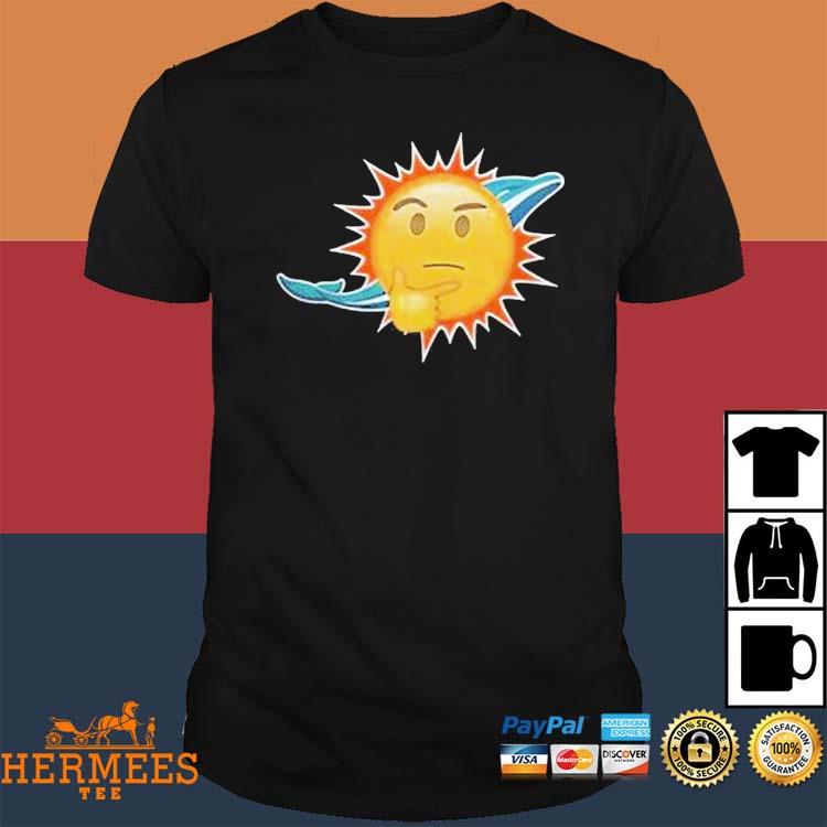 Dolphins Thinking Emoji Buffalo Bills Shirt