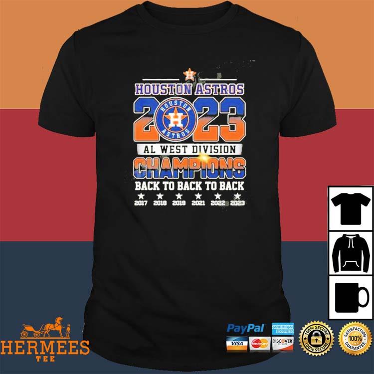 Houston Astros Orange 2023 AL West Division Champions T-Shirt, hoodie,  sweater, long sleeve and tank top