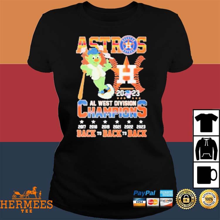 Official Houston Astros Al West Division Champions 2023 T-Shirt