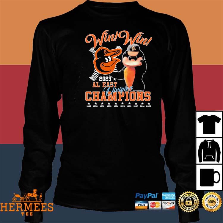 Baltimore Orioles Baseball American League East 2023 Al West Division  Champions Shirt