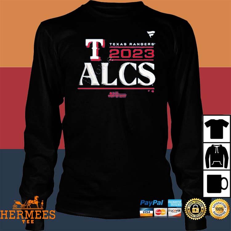 Texas Rangers Fanatics 2023 Alcs Locker Room Shirt