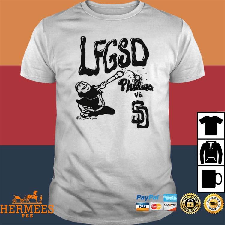 The Prince Of Prints Lfgsd Phillies Vs San Diego Padres Shirt