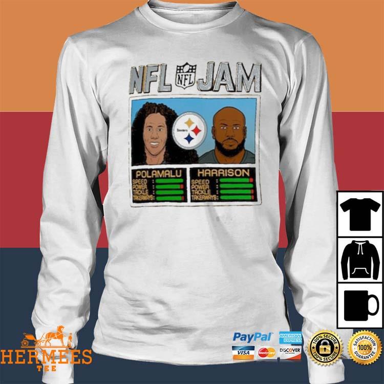 NFL Retired Jam Troy Polamalu and James Harrison Steelers shirt, hoodie,  sweater, long sleeve and tank top